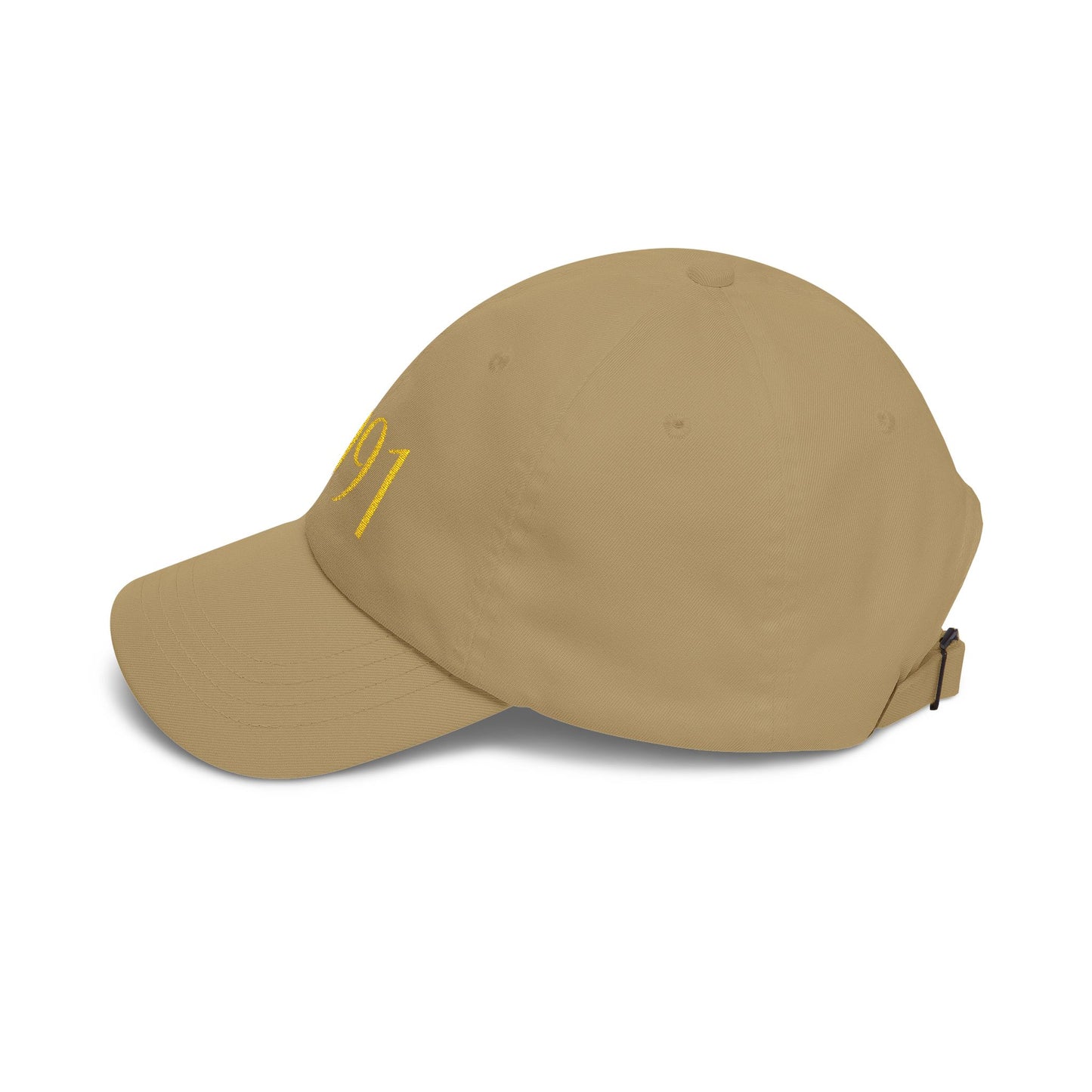 Personnalized Birth year Cap for gift  — Embroidered Gold Birthday cap