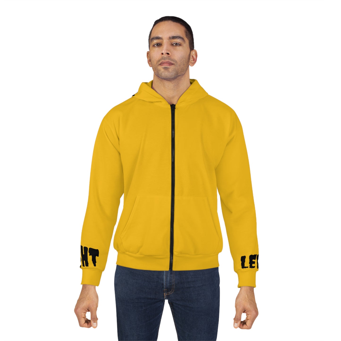 Hoodie "Think Twice" edition ; Pull à capuche personnalisable jaune