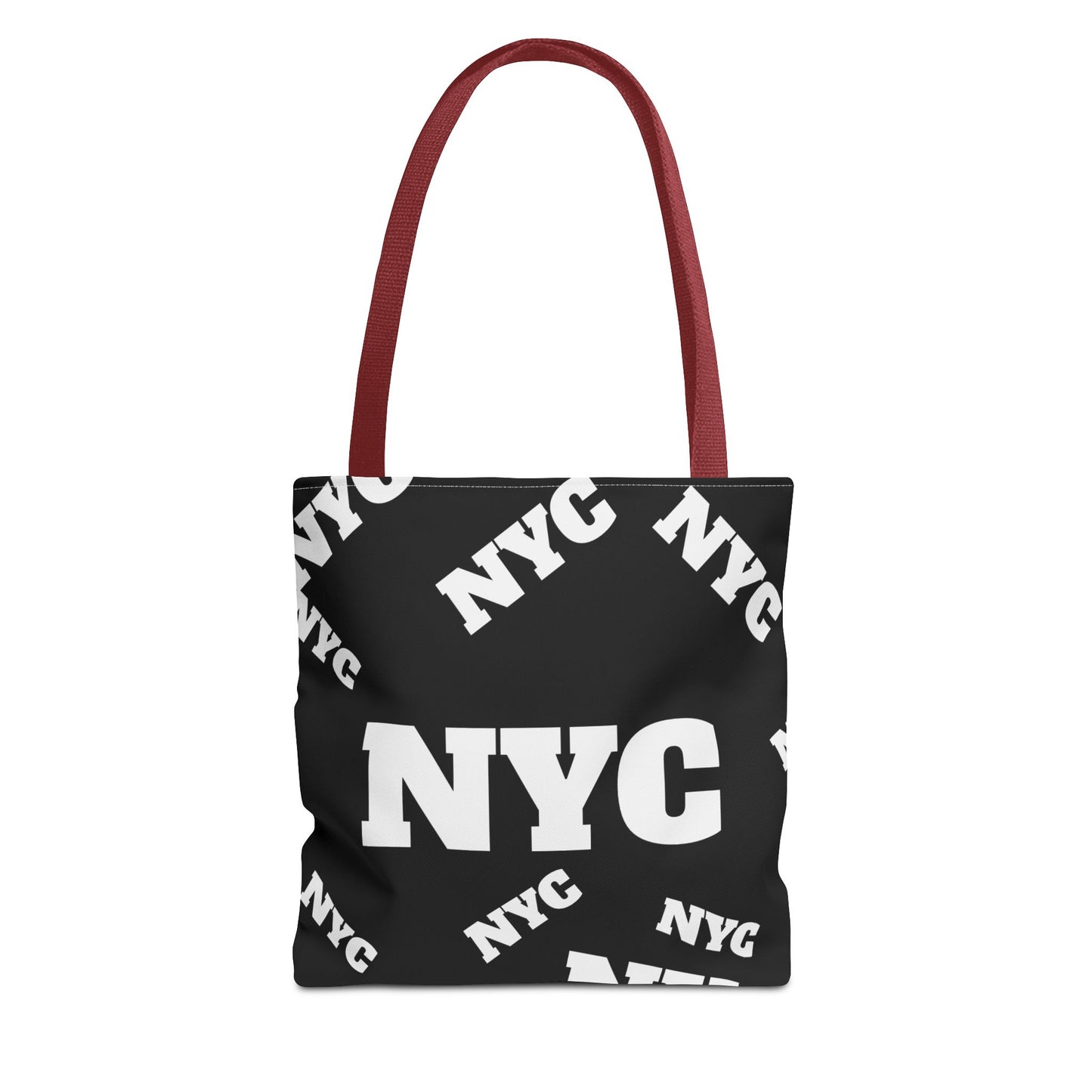 NYC Repeat Logo Tote Bag — Black City Graphic Tote