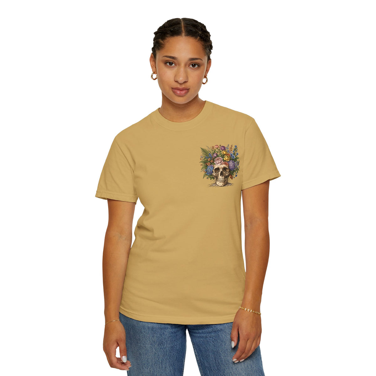 Vintage Botanical tattoo style Graphic Tee