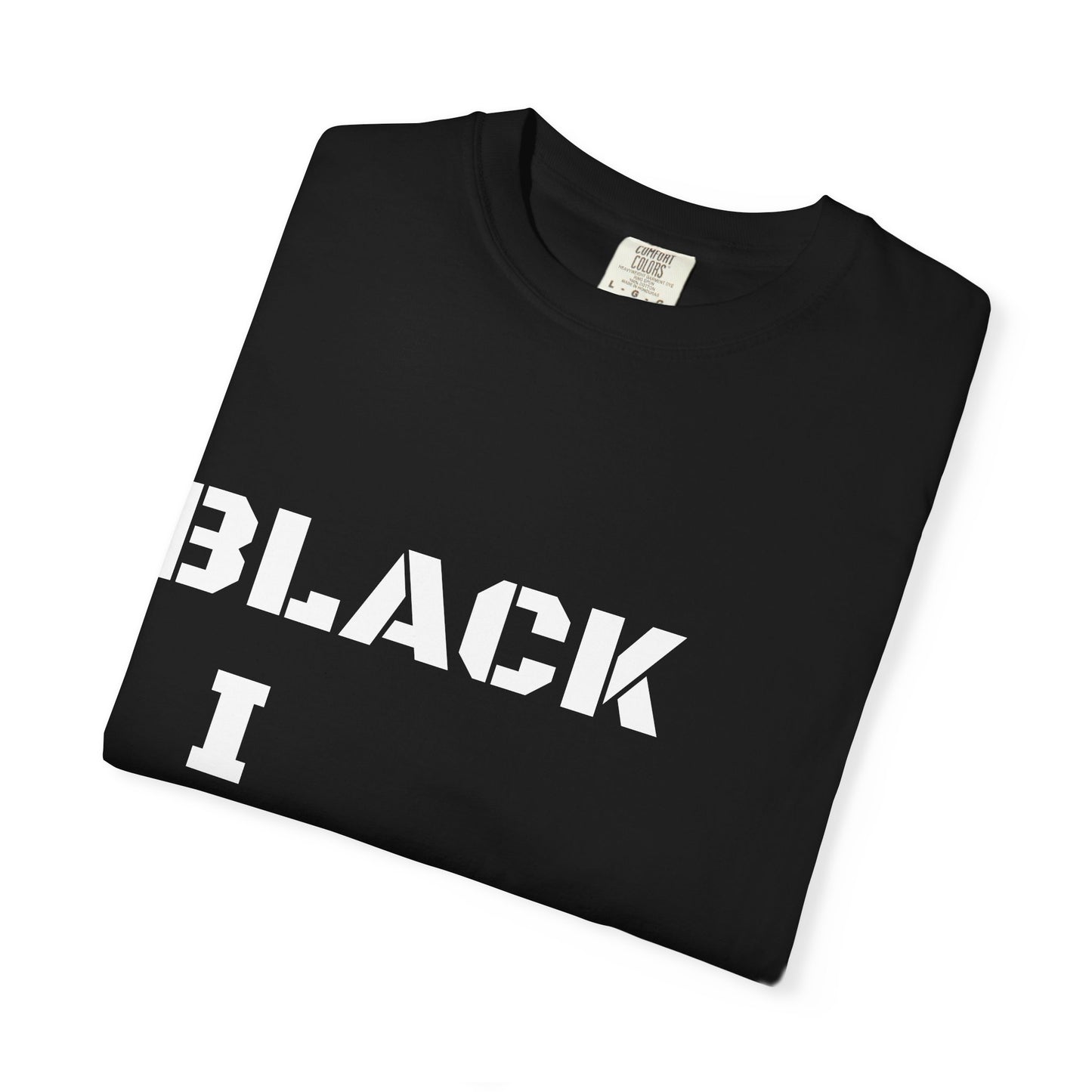 Blackist Vertical Stencil Tee — Bold Black Pride T-Shirt