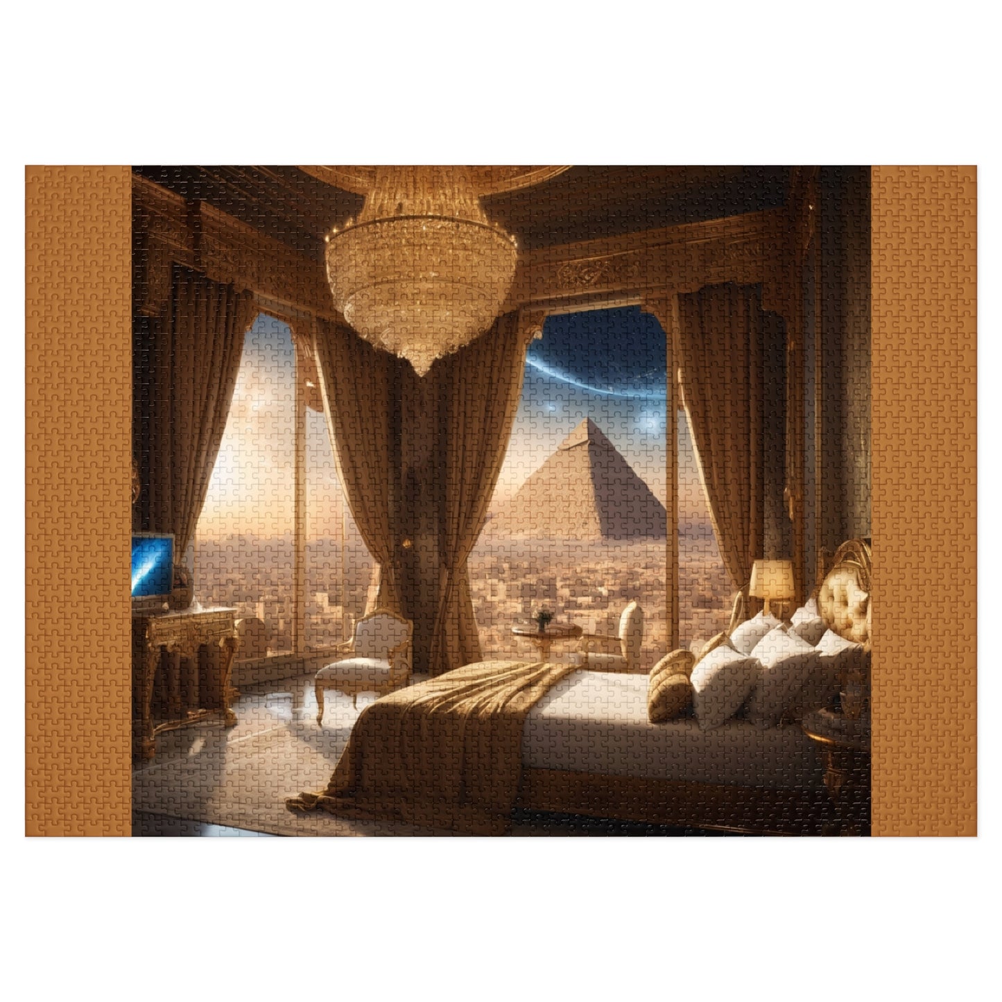 Puzzle pour adultes/ enfants  paysage Pyramides d'Égypte (30-2000 PIECES)