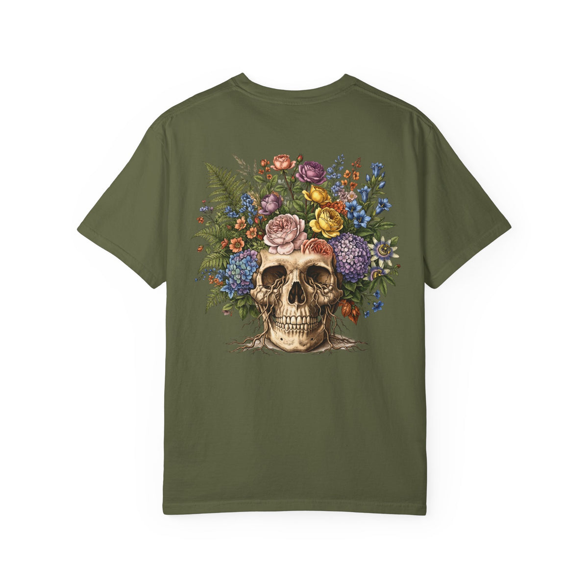 Vintage Botanical tattoo style Graphic Tee