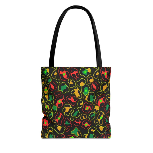 Tote Bag Rasta Leopard / Rasta Leopard Tote Bag