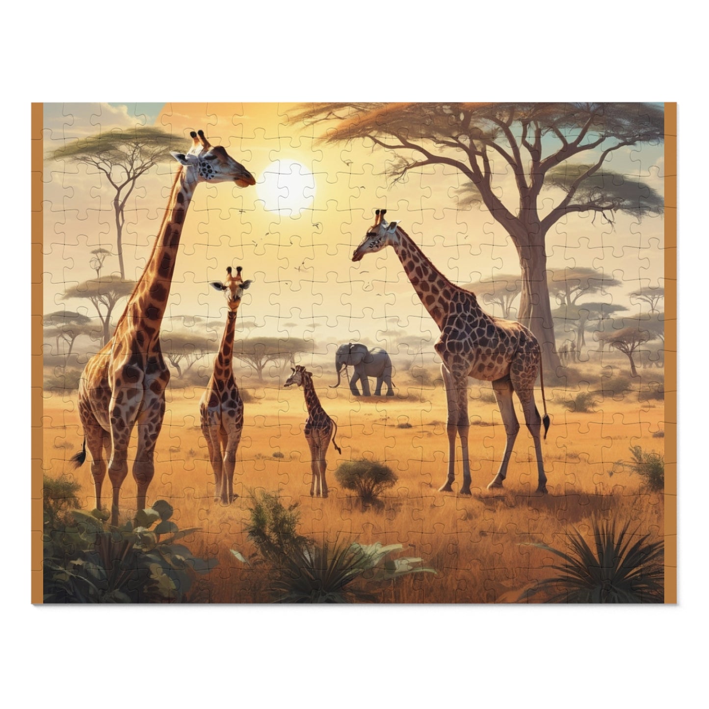 Puzzle Animaux de la Savane ( Enfants/Adultes) 250-1000 Pièces .