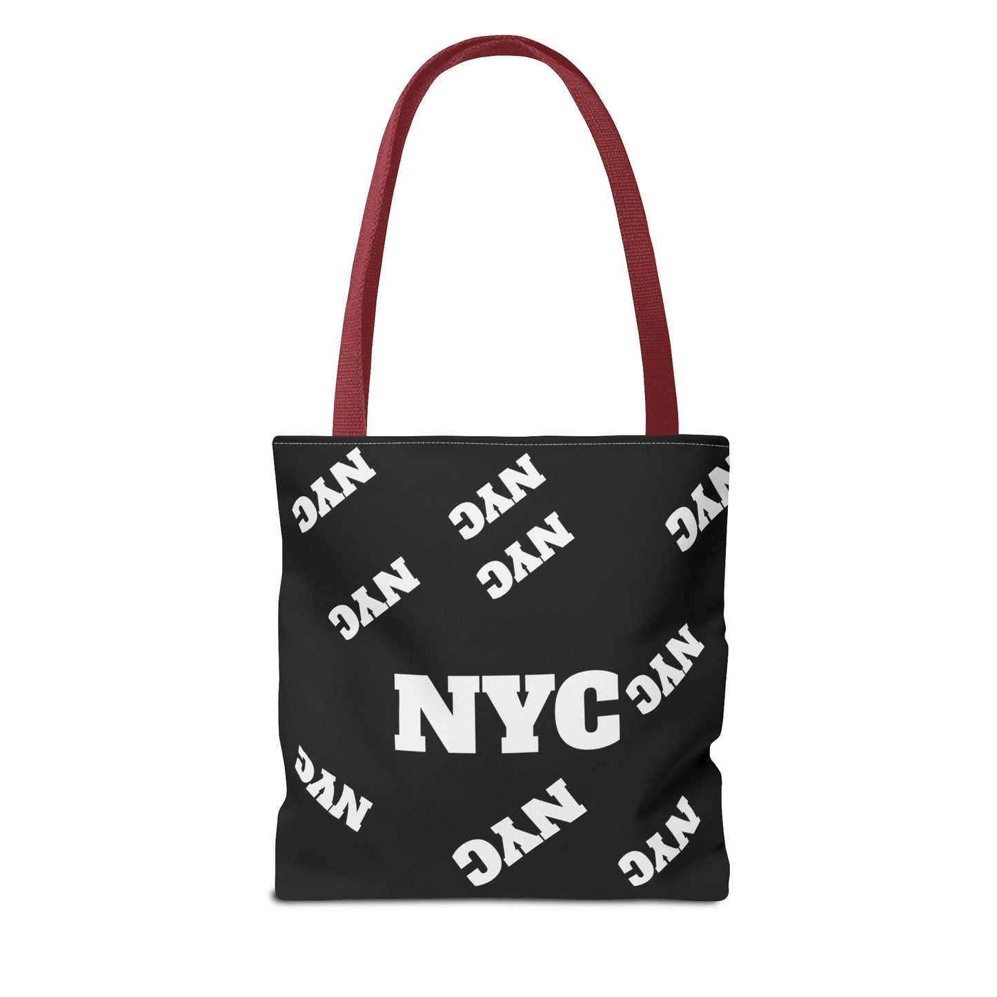 NYC Repeat Logo Tote Bag — Black City Graphic Tote
