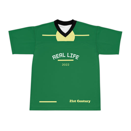 REAL LIFE 2022 Football Jersey – BRAZIL Fan Tee/ Brazil streetwear jersey