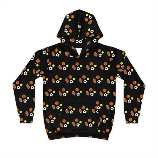 Kids Hoodie – Fall Harvest All-Over Print