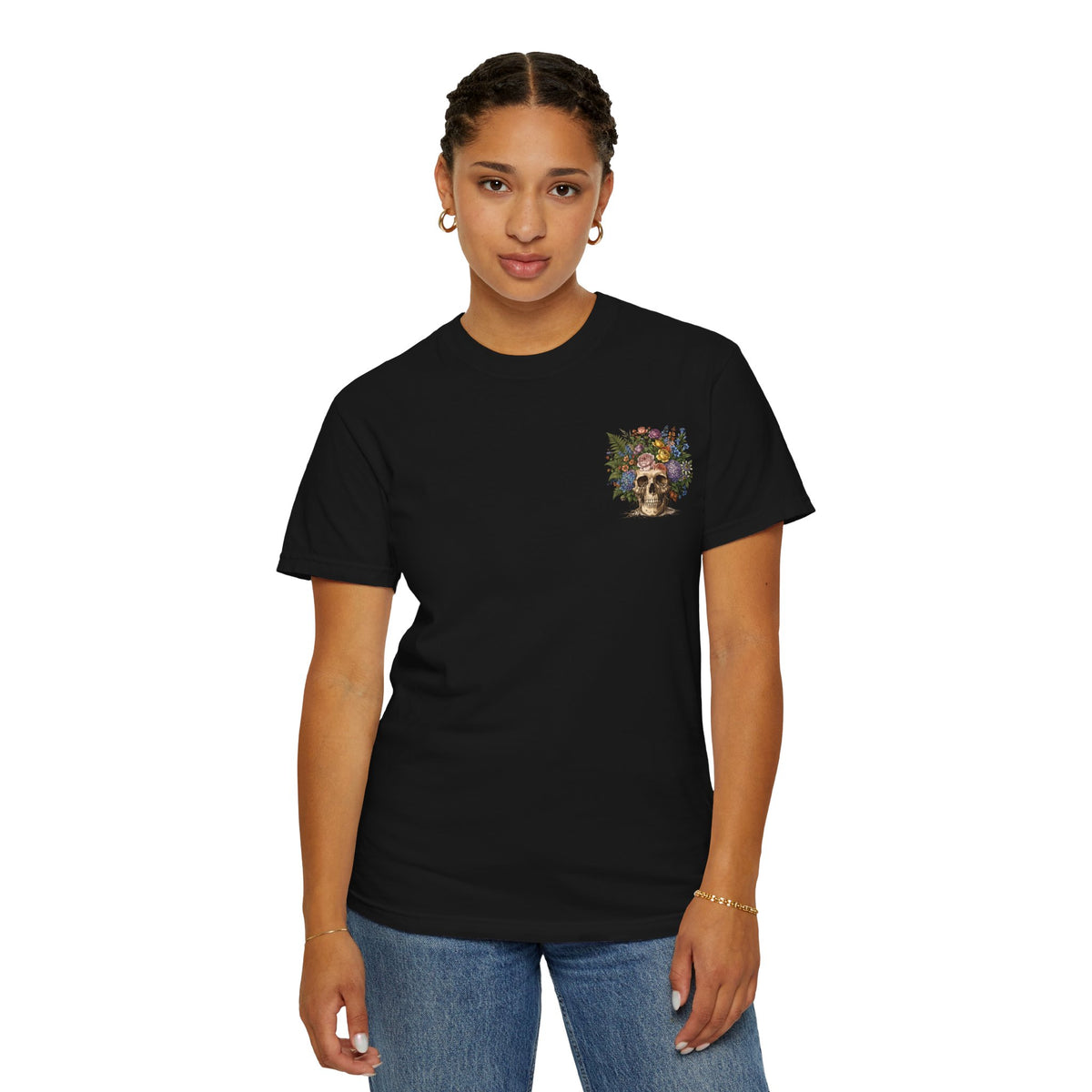 Vintage Botanical tattoo style Graphic Tee